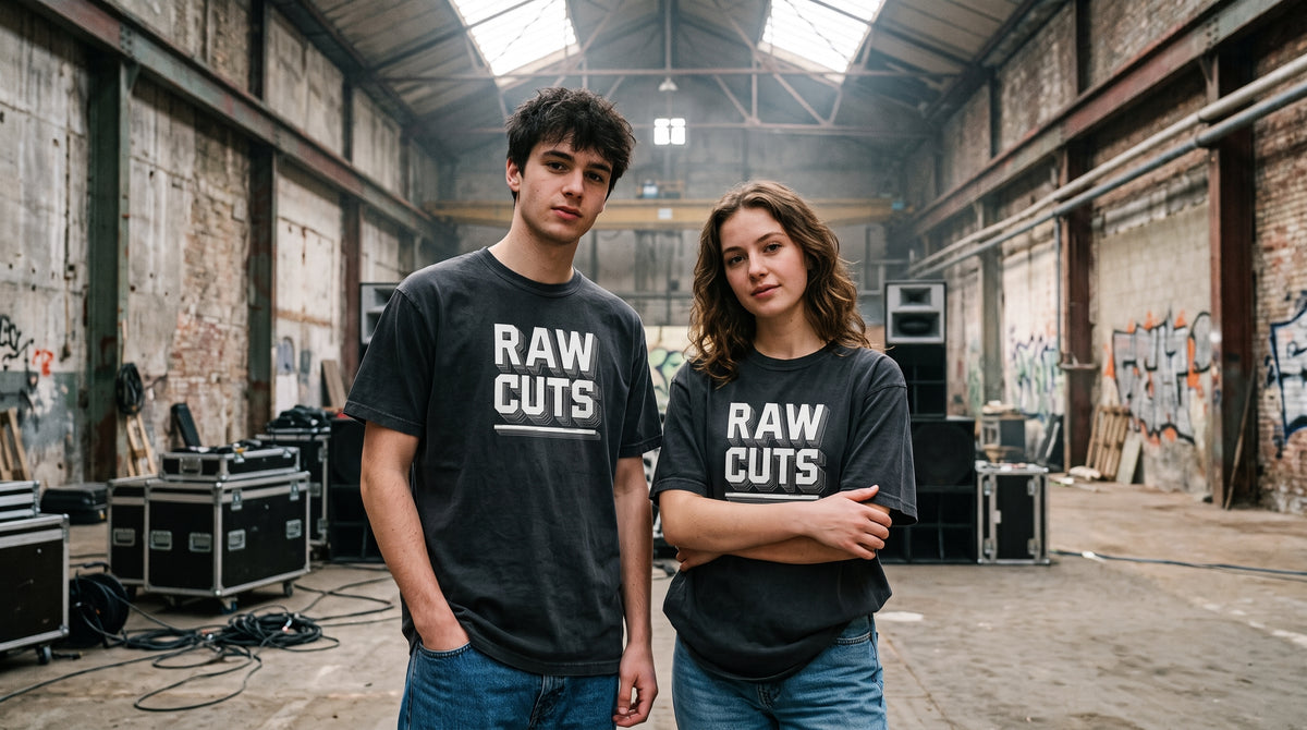 RAW CUTS -  Heavyweight Boxy T-Shirt (UNISEX)